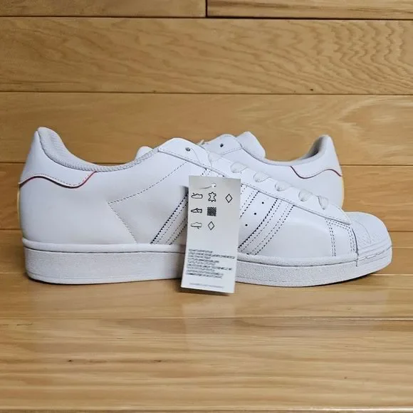 Adidas Superstar Olympic Pack White Blue Red Mens Shoe Sneaker FY1147 - Picture 7 of 14